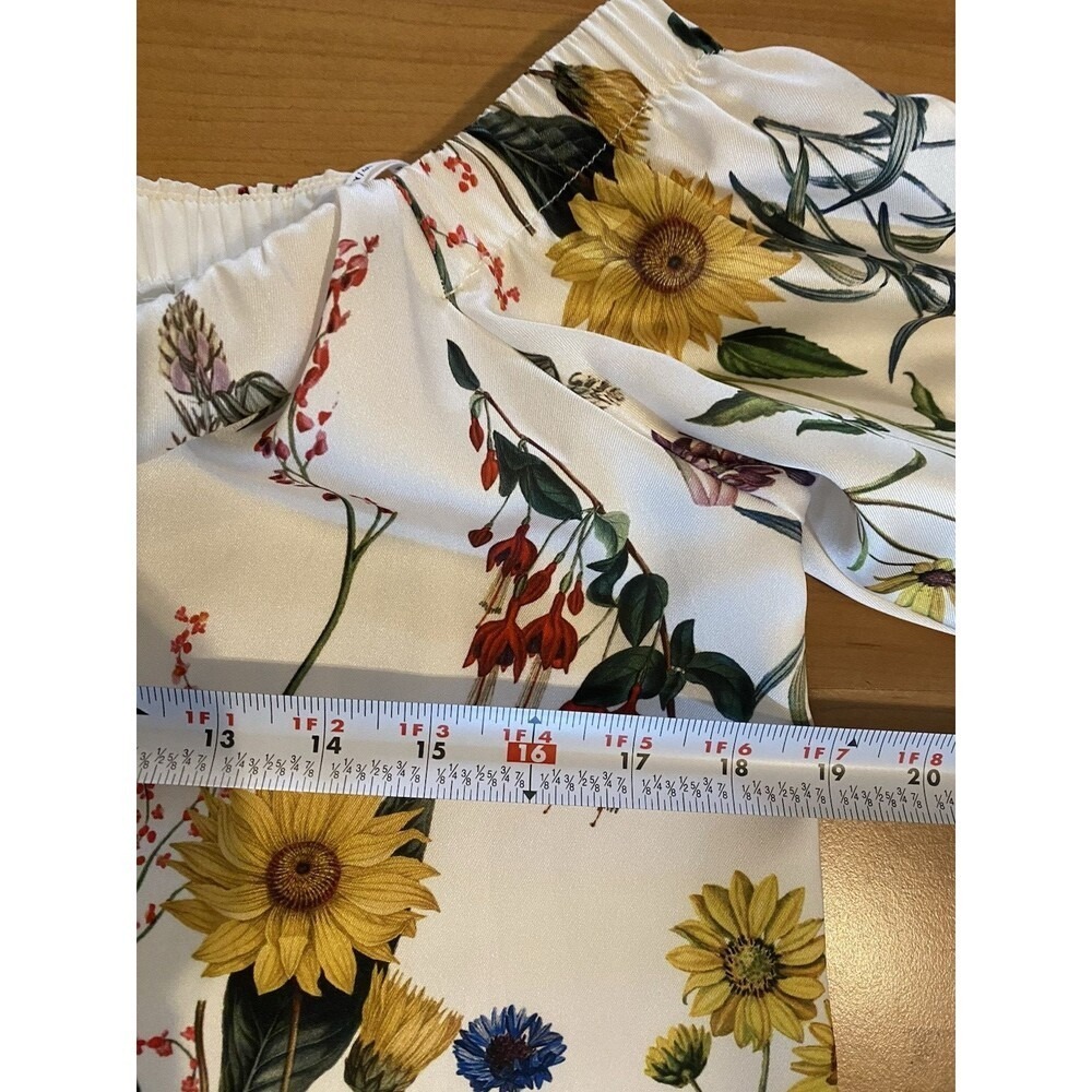 Bailey 44 Floral Size Small Off the Shoulder Blouse Top Ivory Garden Spring‎ - Picture 11 of 13
